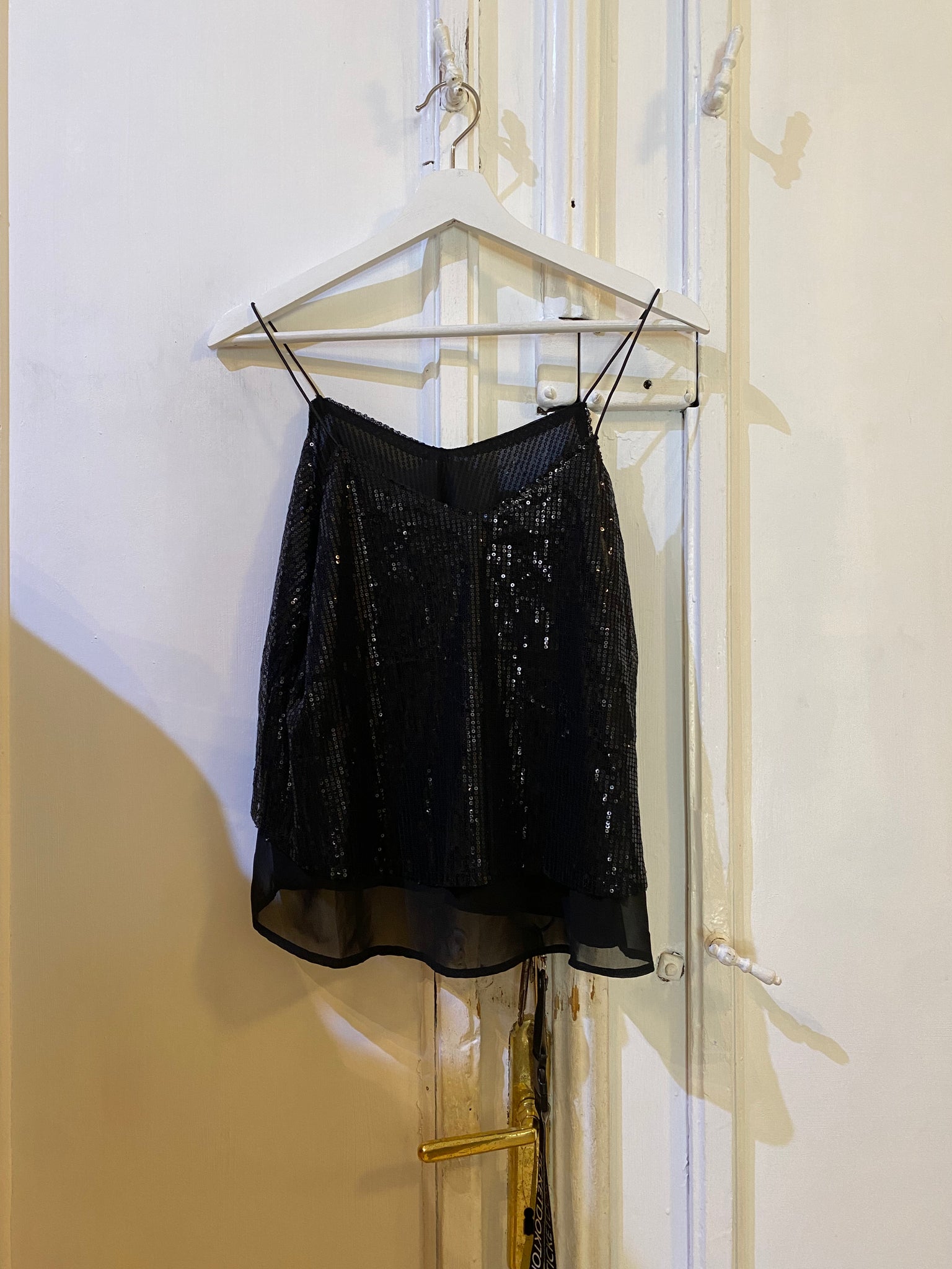 glitter cami Top