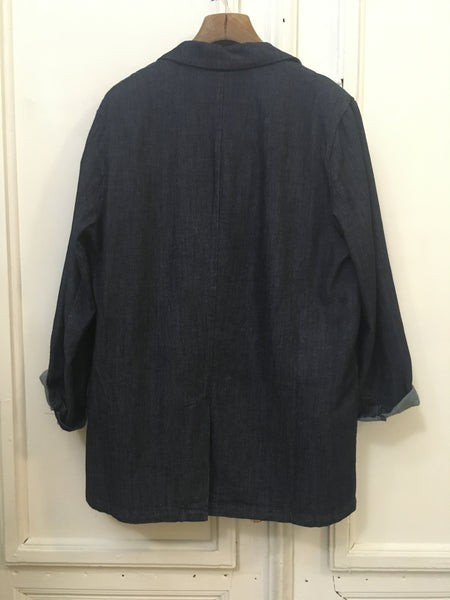 Bio wash super soft denim Long Jacket (2 colours) / Autumn 21
