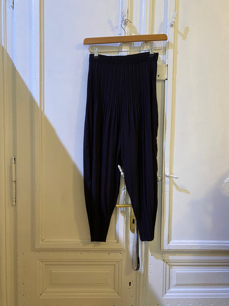 Pleated Plain Pants