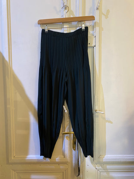 Pleated Plain Pants