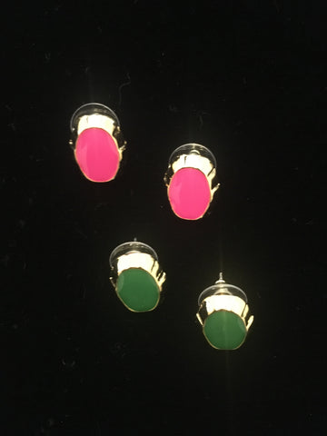 Epoxy Reisin Earrings (4 colours)