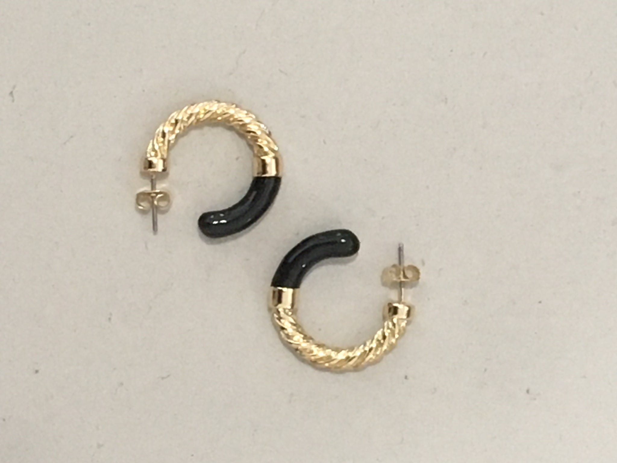 Gold 2 Tone Colour Earrings (4 colours)