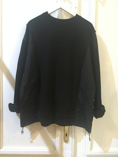 Cotton Nylon Switch Sweatshirt (2 colours)